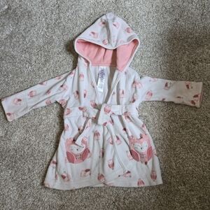 0-9 Month Carters Terry Cloth Owl Robe